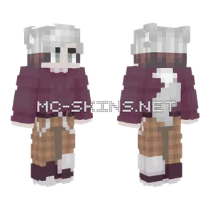Brown Dye Fading Casual Edition Minecraft skin