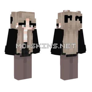 Brown Hair Girl Minecraft skin