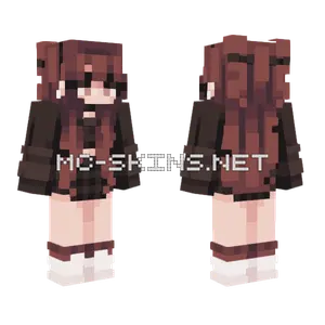 Brown Hair Girl Minecraft skin