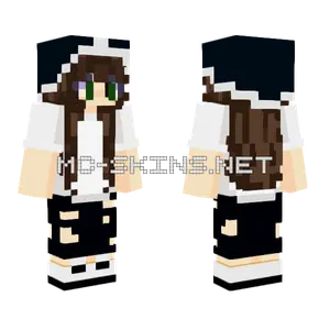 Brown Hair Girl Minecraft skin