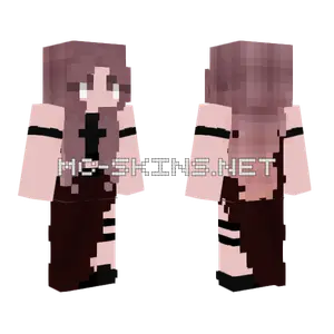 Brown Hair Girl Minecraft skin