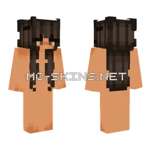 Brown Hair Girl Base Minecraft skin