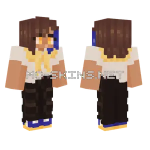 Brown Hair Girl Minecraft skin