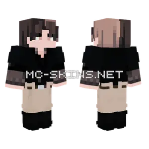Brown Hair School Uniform