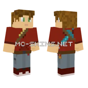 Brown Haired Adventurer Boy Minecraft skin