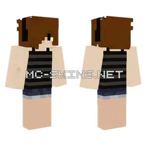 Brown Haired Boy Minecraft skin