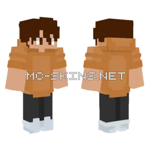 Brown Haired Boy Minecraft skin