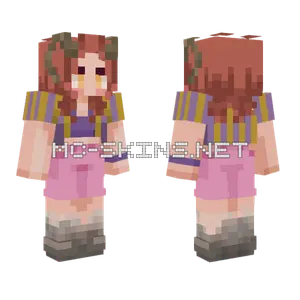 Brown Haired Girl Minecraft skin