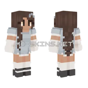 Brown Haired Girl Minecraft skin