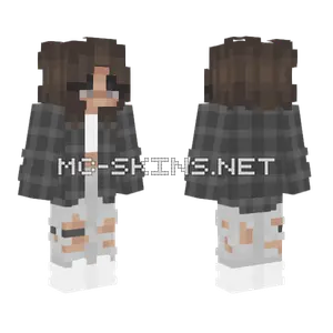 Brown Haired Girl Minecraft skin