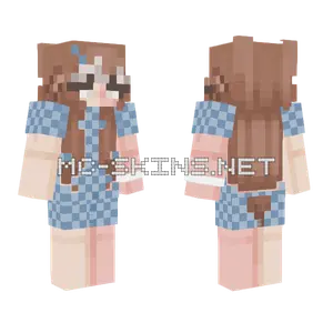 Brown Haired Girl Minecraft skin