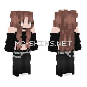 Brown Haired Girl Minecraft skin