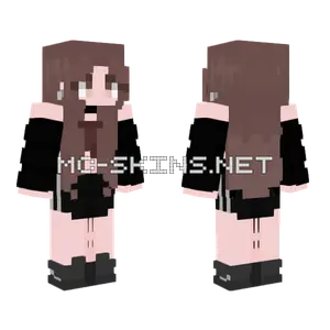 Brown Haired Girl Minecraft skin