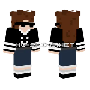 Brown Haired Girl Minecraft skin