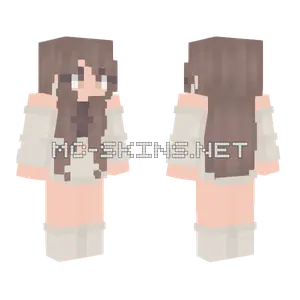 Brown Haired Girl Minecraft skin