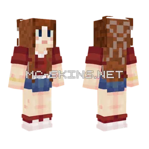 Brown Haired Girl Minecraft skin