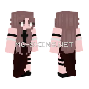 Brown Haired Girl Minecraft skin