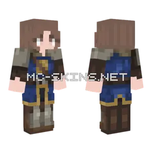 Brown Haired Girl Minecraft skin