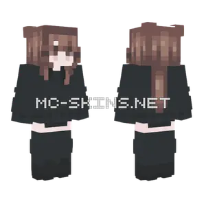 Brown Haired Girl Minecraft skin