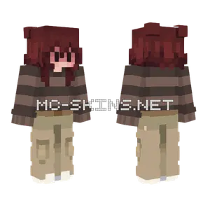 Brown Haired School Girl Minecraft skin