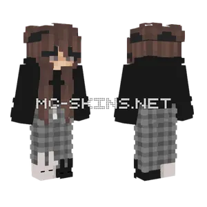 Brown Hat Girl Minecraft skin