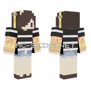 Brown Hooded Figure Minecraft skin
