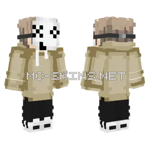 Brown Hoodie Boy Minecraft skin