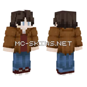 Brown Jacket Boy