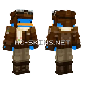 Brown Leather Aviator