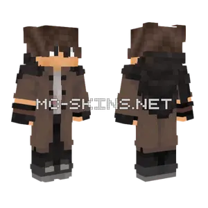Brown Leather Jacket Minecraft skin