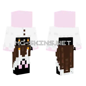 Brown Maid Outfit Minecraft skin