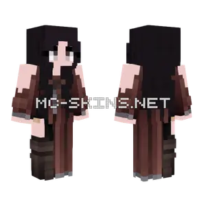 Brown Maid Outfit Minecraft skin