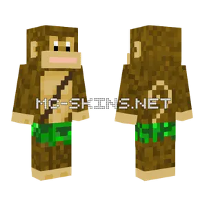 Brown Monkey Skin Minecraft skin