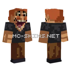 Brown Monster Creature Minecraft skin