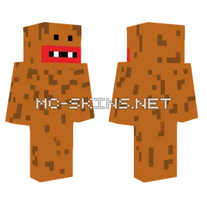 Brown Monster Skin Minecraft skin