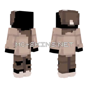Brown Overall Skin Minecraft skin