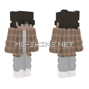 Brown Plaid Suit Minecraft skin