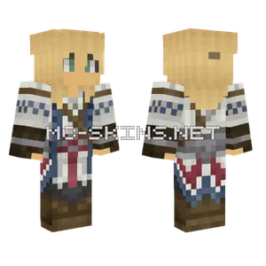 Brown Suit With Tie Minecraft skin