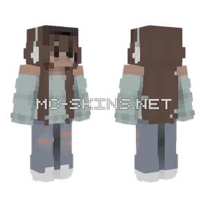 Brown Vest Outfit Minecraft skin