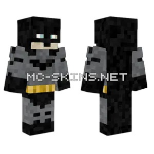 Bruce Wayne And Batman V 2 Minecraft skin