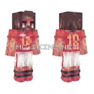 Bruno Fernandes Footballer Minecraft skin
