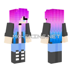 Bubble Gum Baddy Minecraft skin