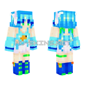 Bubble Gum Frutiger Aero Minecraft skin