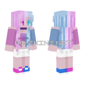 Bubblegum Girl Minecraft skin