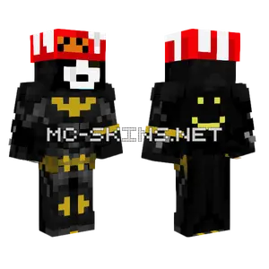 Buckethead Batman Signature Minecraft skin