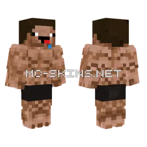 Buff Noob Minecraft skin