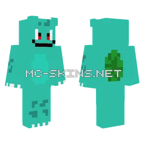 Bulbasaur Skin Minecraft skin