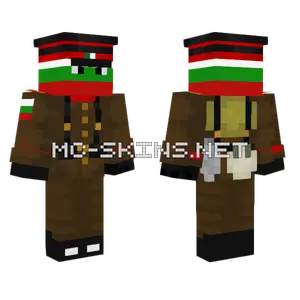 Bulgaria WW1 Soldier Minecraft skin