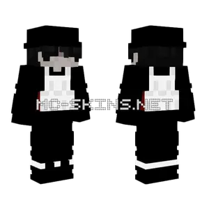 Bulletproof White Vest Boy Minecraft skin