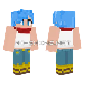 Bulma Jovem Minecraft skin